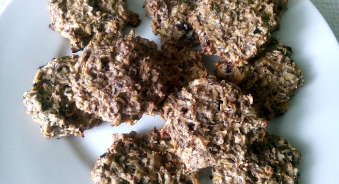 Овсяное печенье с апельсином и горьким шоколадом