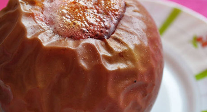 Печеные яблоки с начинкой