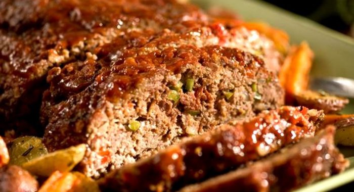 Мясной хлеб в аэрогриле