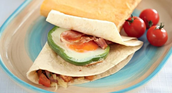 Завтрак в тортилье