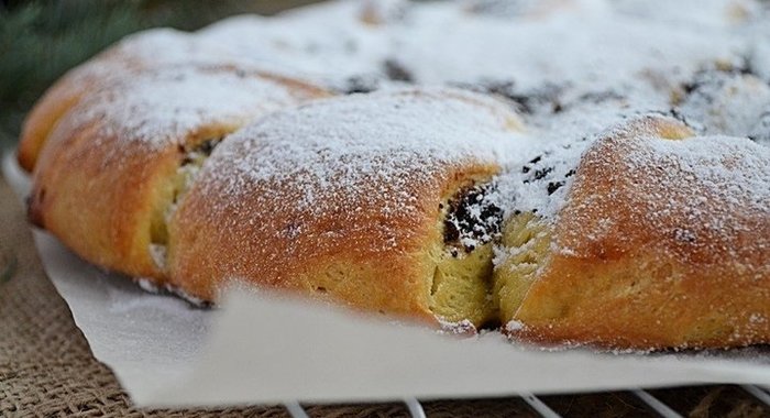 Дрожжевой пирог с маком