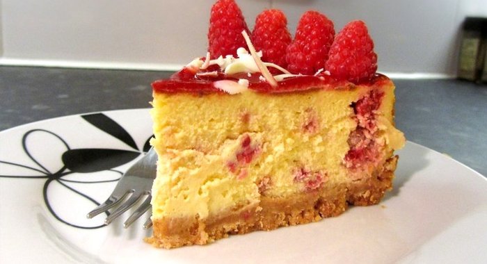 Малиновый чизкейк