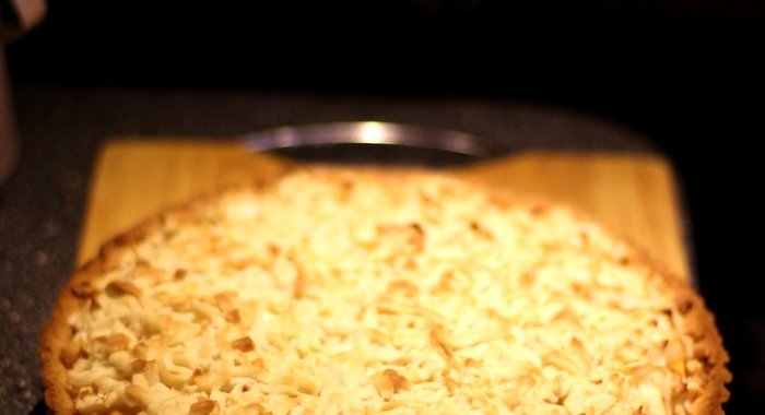 Тарт с яблоком и тыквой