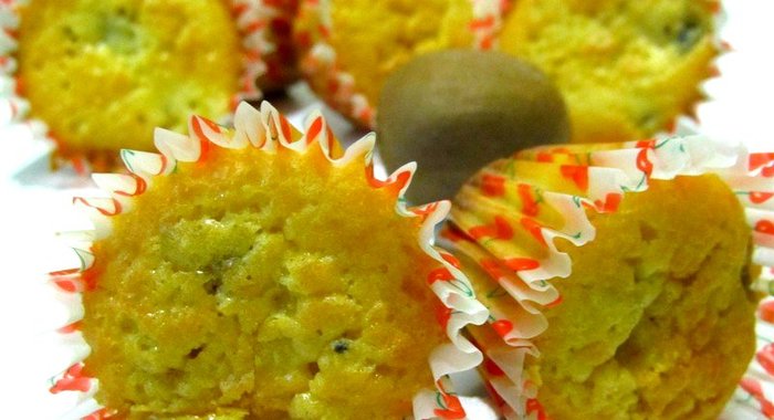 Маффины с киви