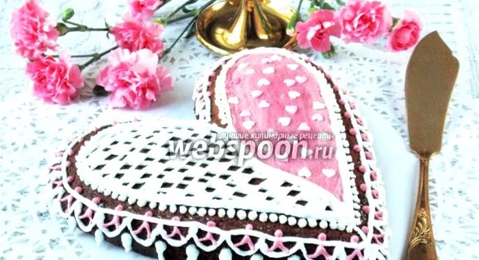 Пирог Валентинка