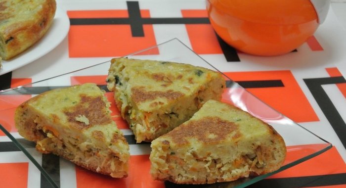 Пирог с капустой в мультиварке