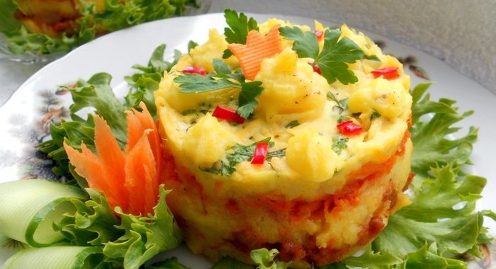 Картофельный тортик