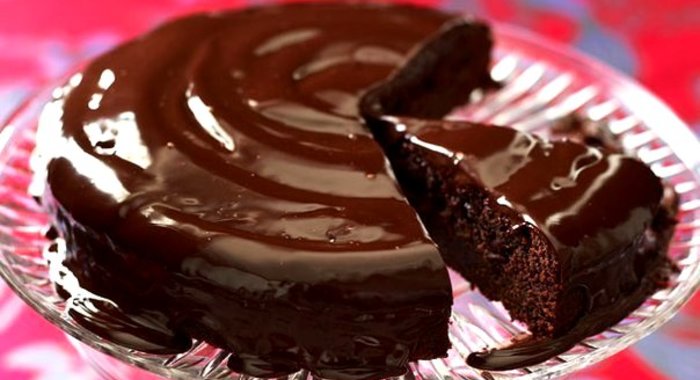 Шоколадный торт без яиц