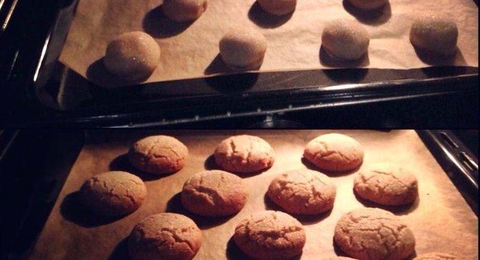 Хрустящее имбирное печенье