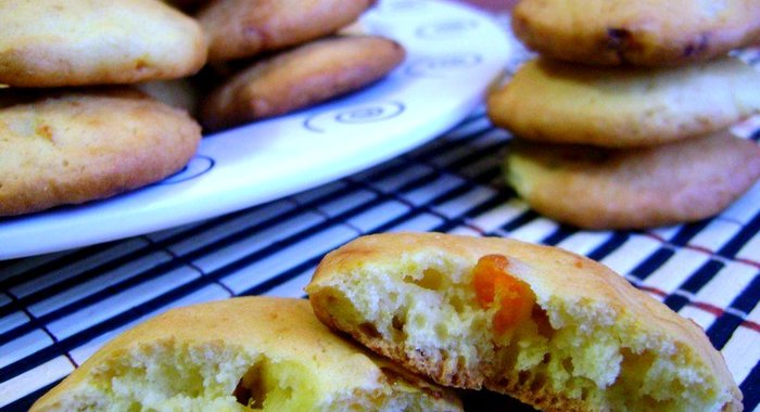 Печенье кукурузное с курагой