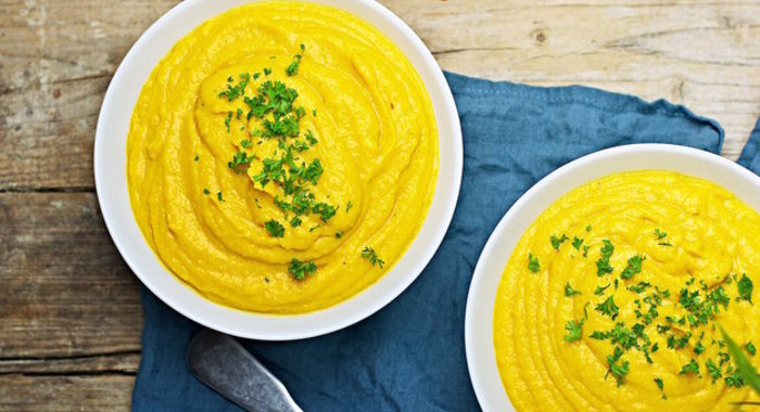 Суп-пюре из запеченной моркови