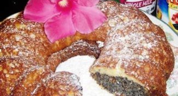 Творожно-маковый пирог