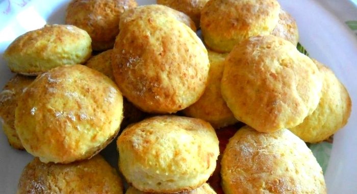 Быстрое печенье из творога
