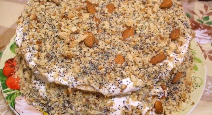 Светлый Торт Рыжик с медом