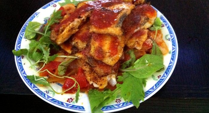 Камбала по‑гречески