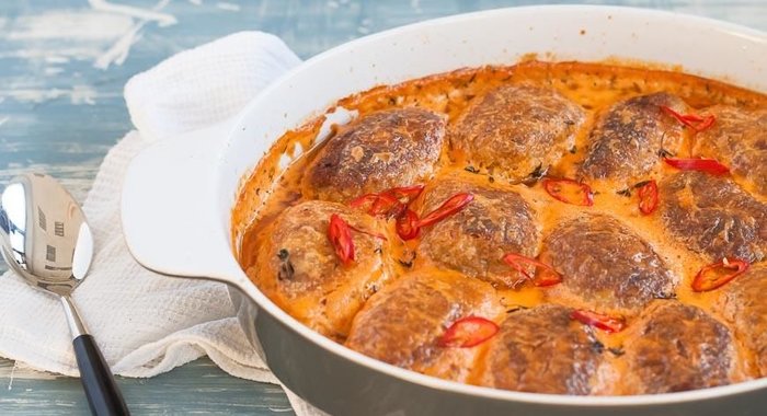 Ленивые голубцы в панировке