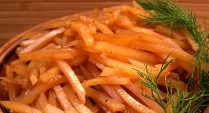 Картошка по-корейски