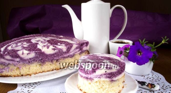 Черничный торт