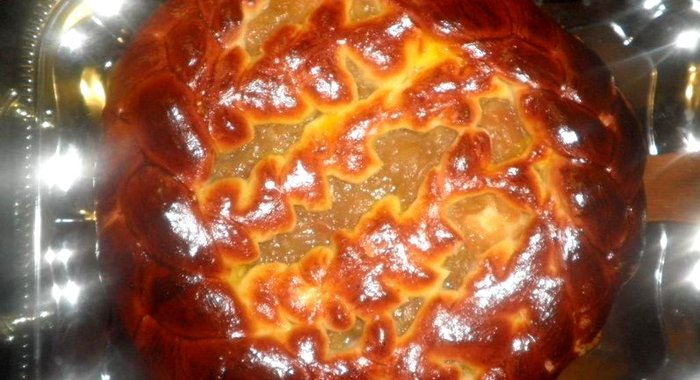 Пирог с яблочным вареньем