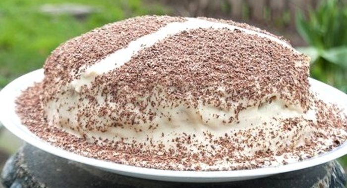 Блинный тирамису-торт