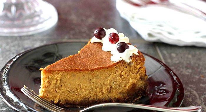 Тыквенный чизкейк с корицей