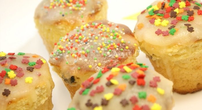 Кулич миндальный