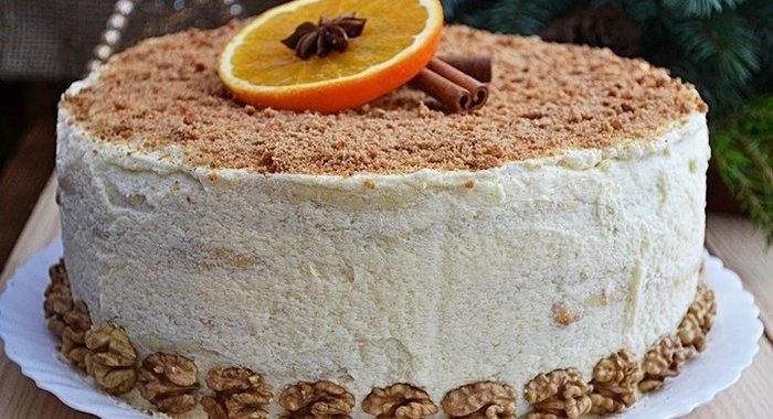 Творожный торт