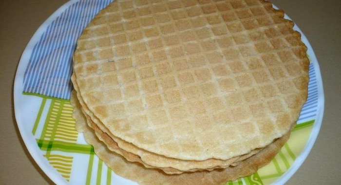 Постные вафли