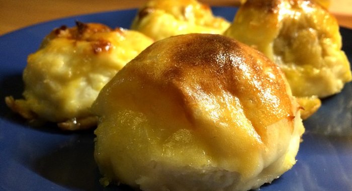 Банан в твороге