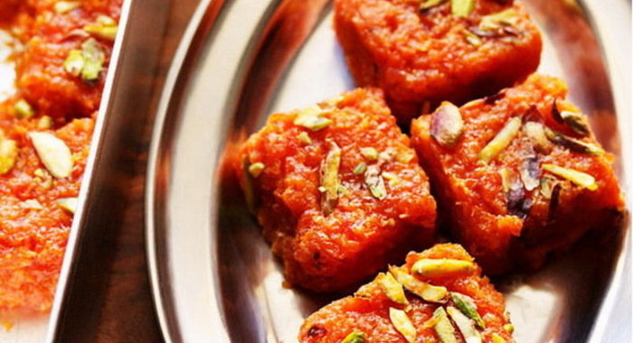 Морковные бурфи