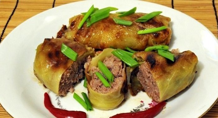 Голубцы жареные