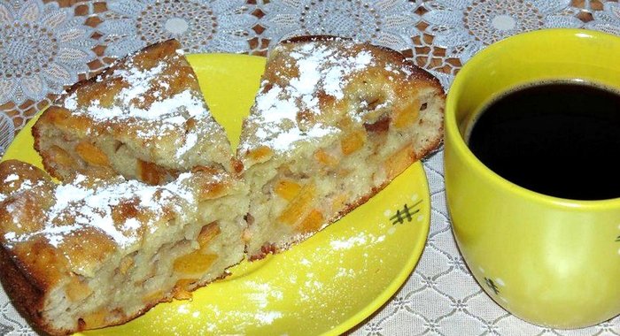 Пирог с хурмой