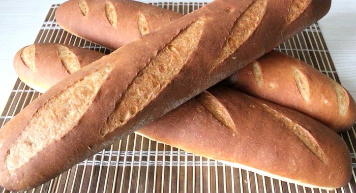 Домашние багеты на кефире