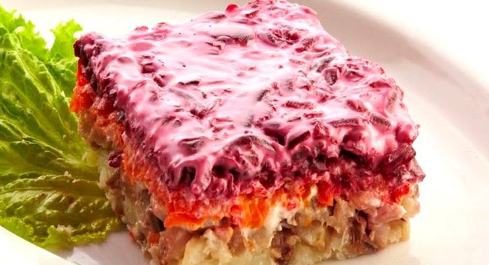 Селедка под шубой Праздничная