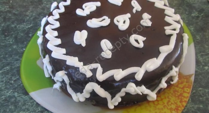 Торт с маком и кокосовой стружкой