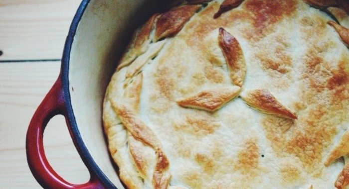 Пирог с капустой без дрожжей