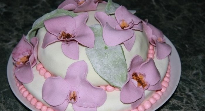 Торт «Орхидея»
