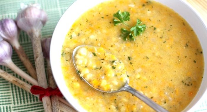 Гороховый суп на говяжьем бульоне