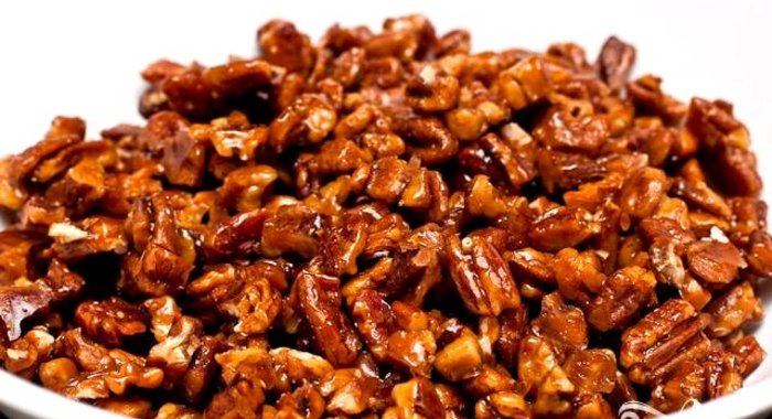 Пралине из грецких орехов с медом