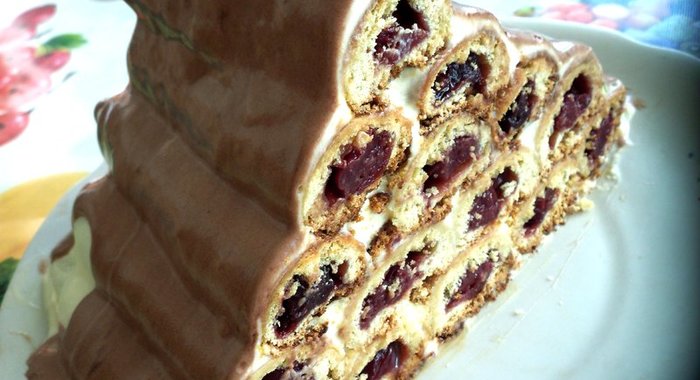 Вишневый торт монастырская изба