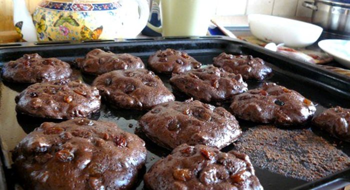 Домашнее шоколадное печенье