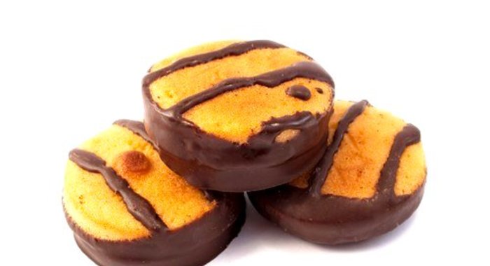 Медовое печенье с шоколадной глазурью