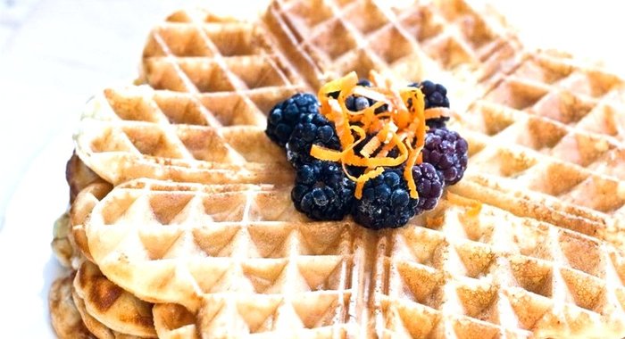 Вафли в электровафельнице