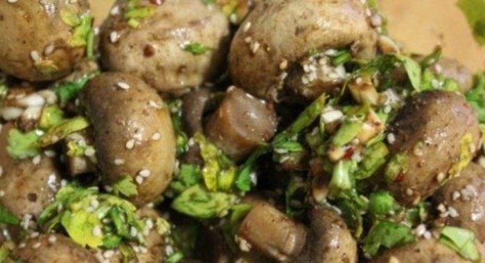 Маринованные шампиньоны по-корейски