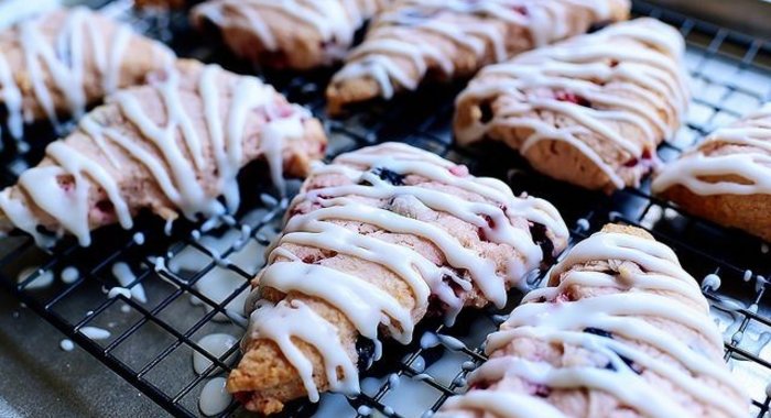 Черничное печенье