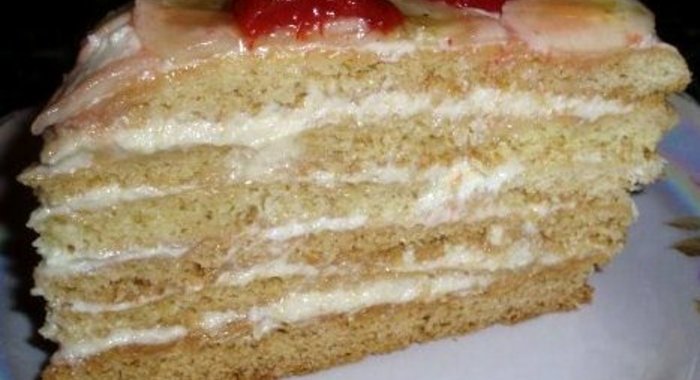 Банановый торт