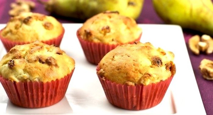 Грушевые капкейки