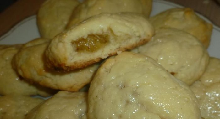 Печенье с ананасовым джемом