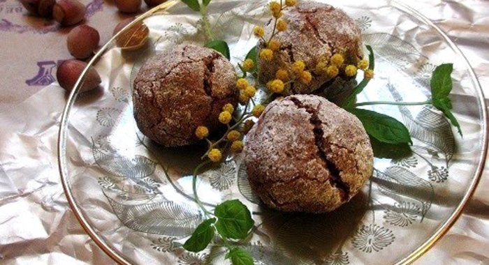 Ореховое печенье с кардамоном без муки