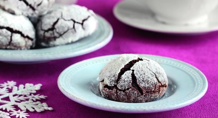 Заснеженное печенье